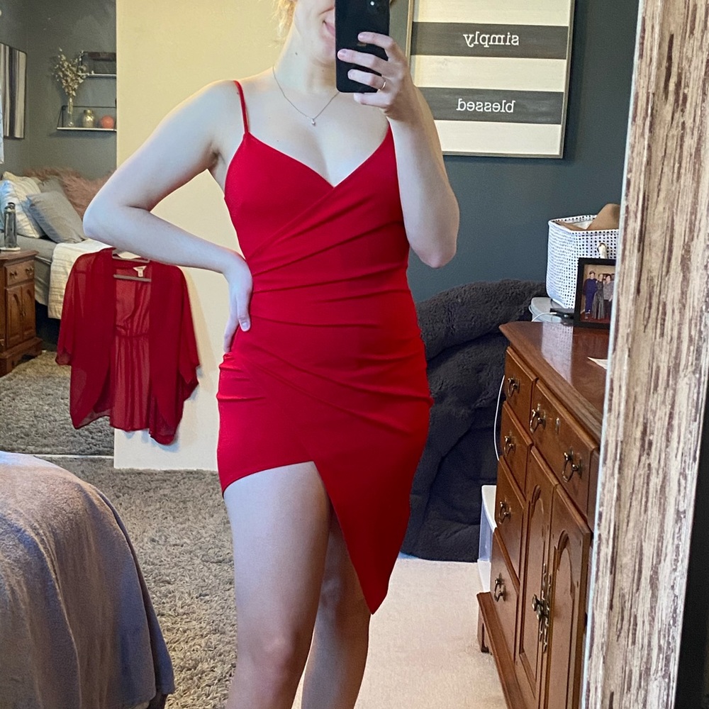 Sexy Slanted Windsor Dress